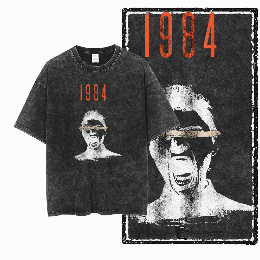 G02 Exclusief 100% katoenen gr - Acid Wash Vintage Graphic T Shirt recensie en prijs