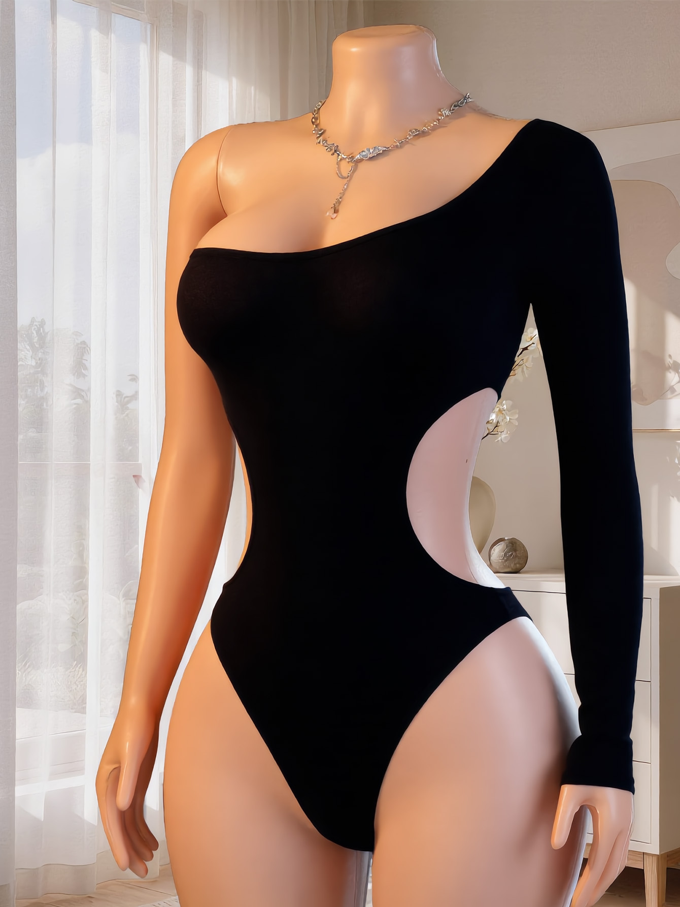Dames bodysuit met één schoude - Underwear recensie en prijs