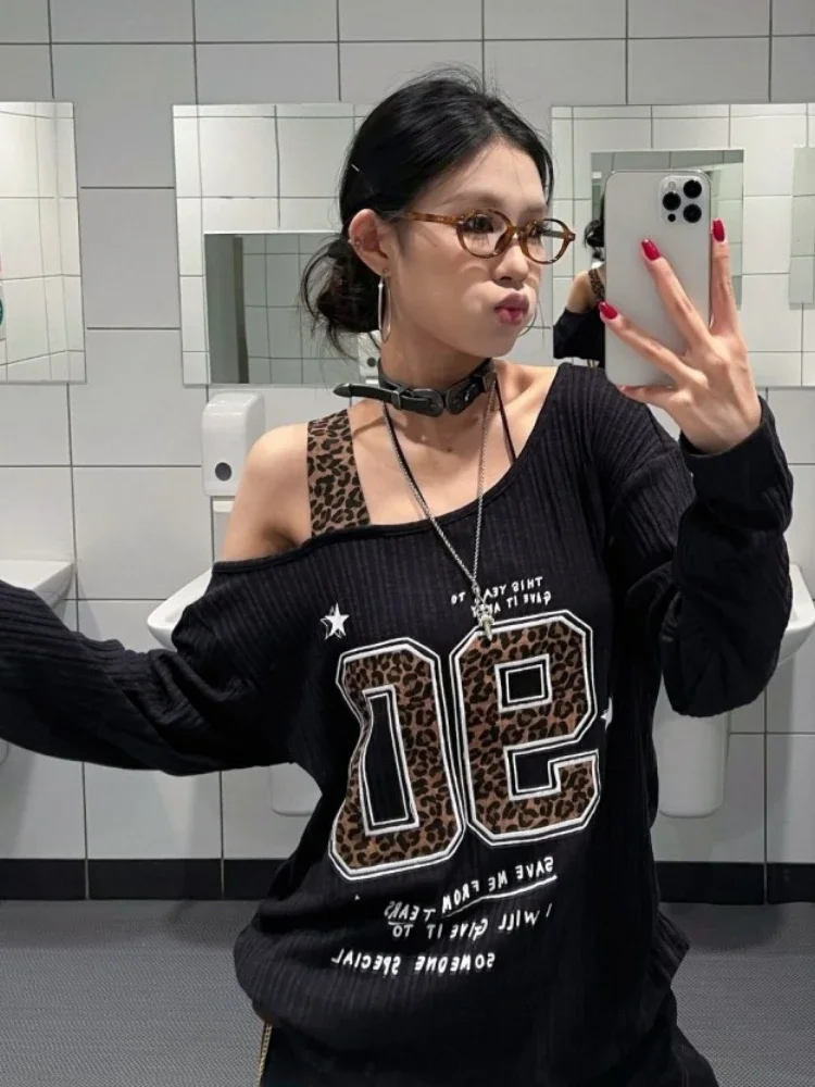 Y2K patchwork T-shirt met luip - Shirts recensie en prijs
