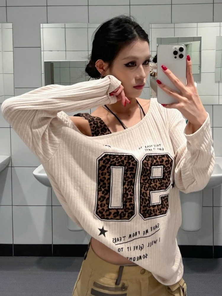 Y2K patchwork T-shirt met luip - Shirts recensie en prijs