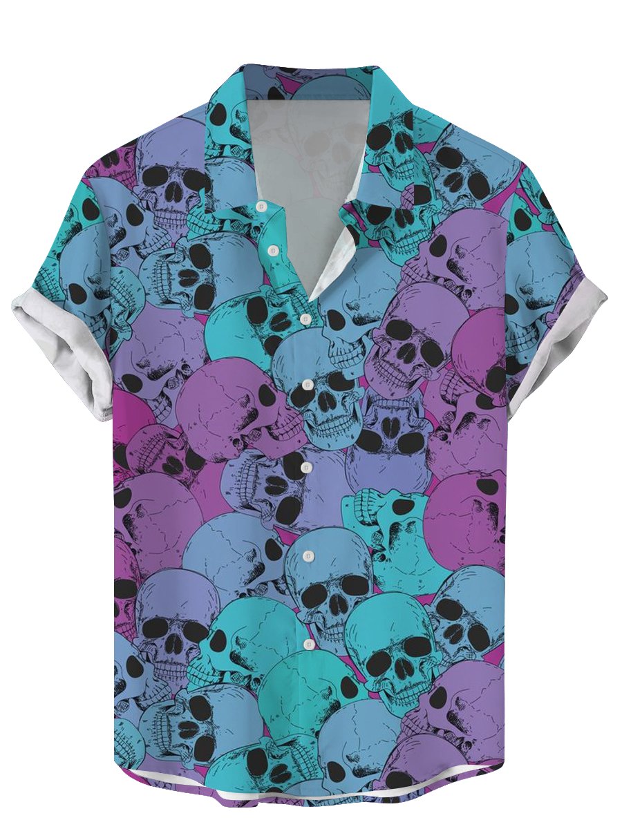 Vintage Schedel Bloemen Heren  - Vintage Hawaiian Floral Shirt recensie en prijs
