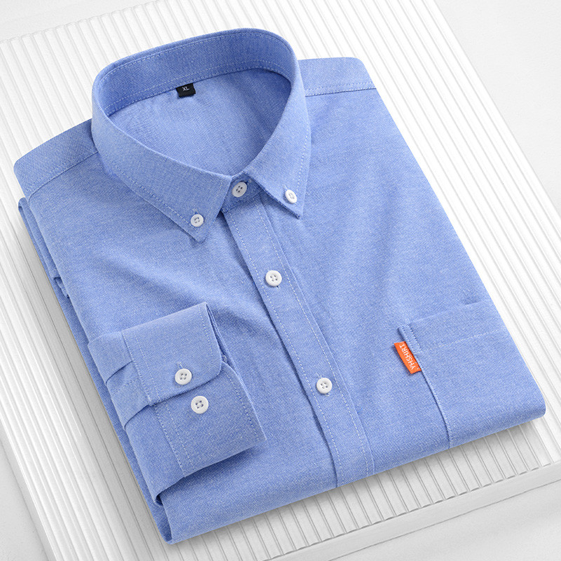100% puur katoen heren zakelij - Oxford Cotton Casual Shirt Business recensie en prijs