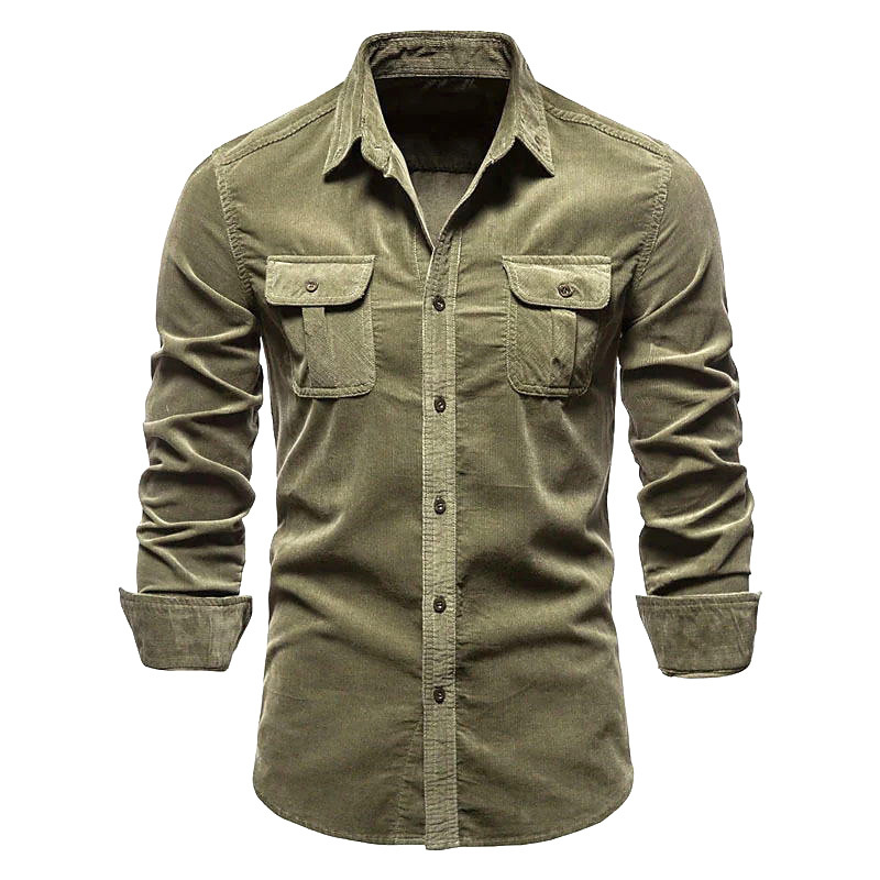 Nieuw corduroy overhemd voor h - Corduroy Button Up Shirt Men recensie en prijs