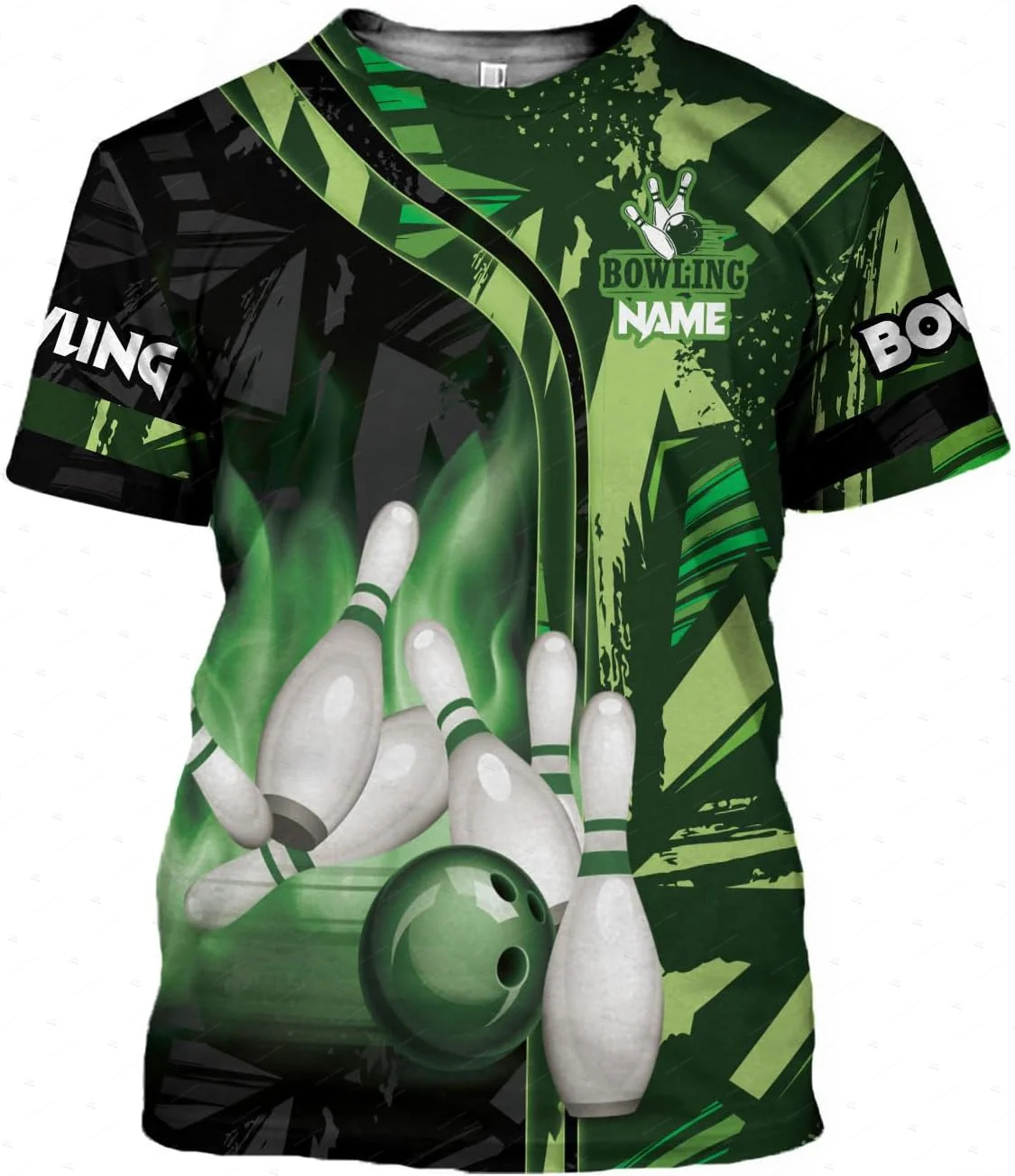 Aangepaste naam Gradiënt Bowli - Short Sleeve Bowling Shirt Retro recensie en prijs