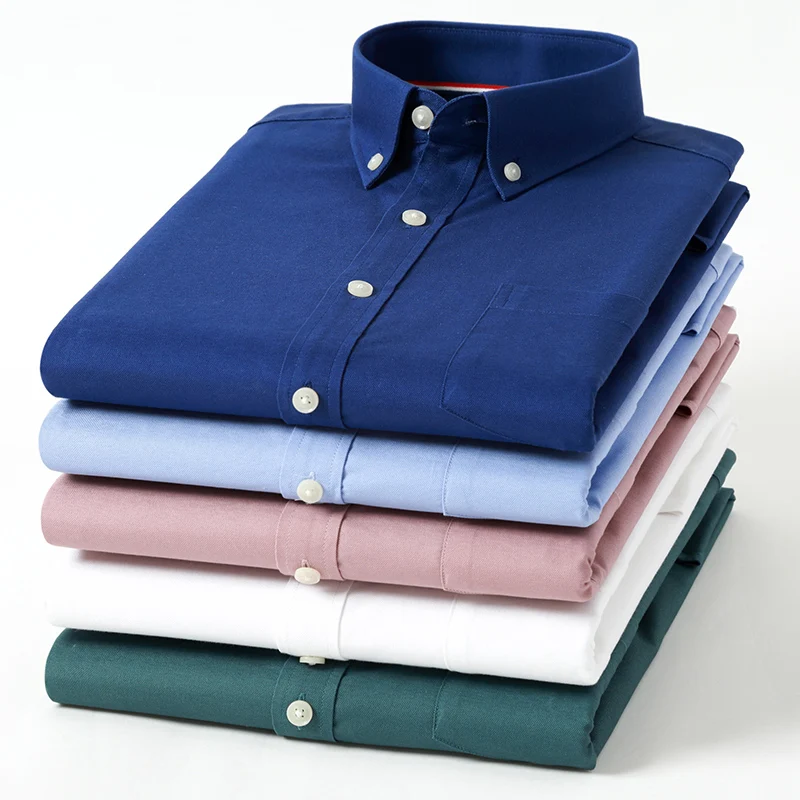 2023 Nieuwe Puur Katoenen Oxfo - Oxford Cotton Casual Shirt Business recensie en prijs