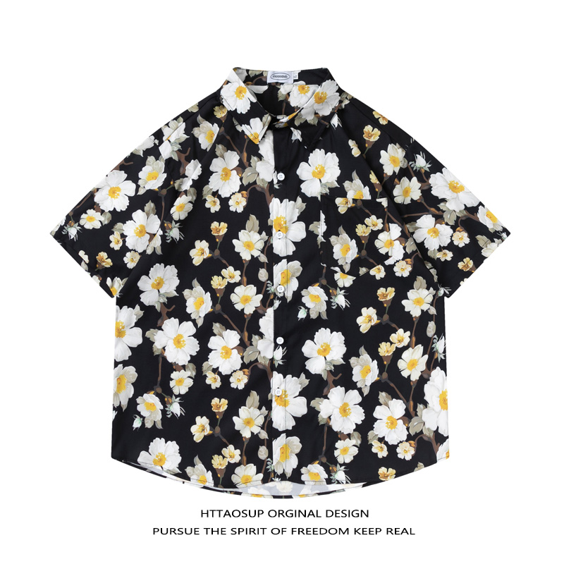 HTTAOSUP Zomer Vintage Bloemen - Vintage Hawaiian Floral Shirt recensie en prijs