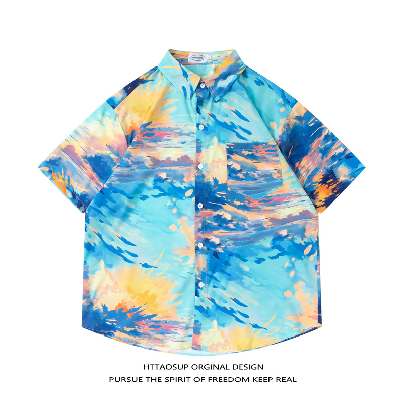 HTTAOSUP Zomer Vintage Bloemen - Vintage Hawaiian Floral Shirt recensie en prijs